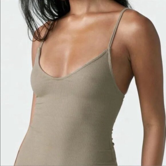 RARE - Joah Brown Slip Dress - Taupe - Picture 2 of 10